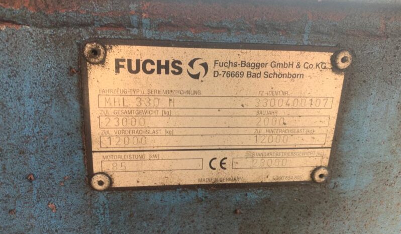 Fuchs MHL330H Bagger ca 25 to voll